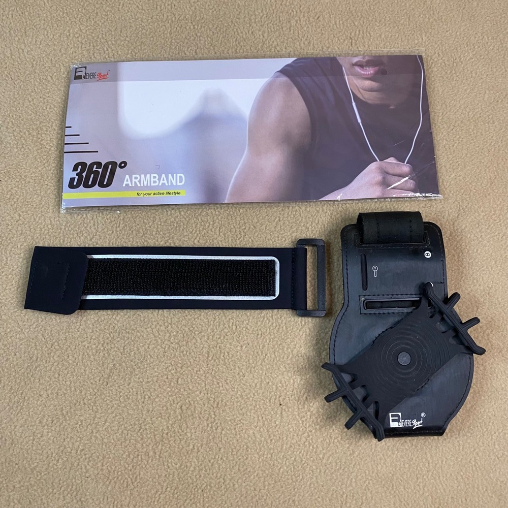 Revere Sport 360 Armband iPhone Holder Mount Black Adjustable Workout Fitness